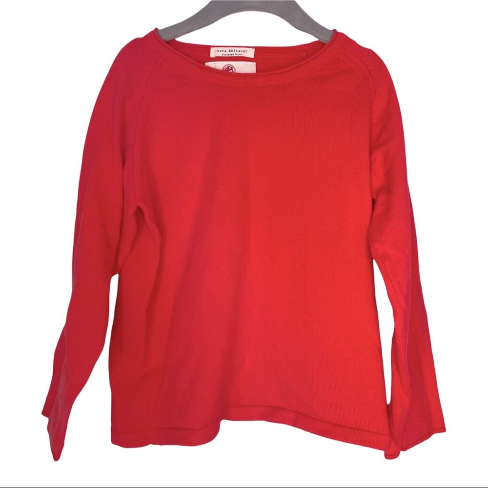 Zara knitwear red/orange sweater